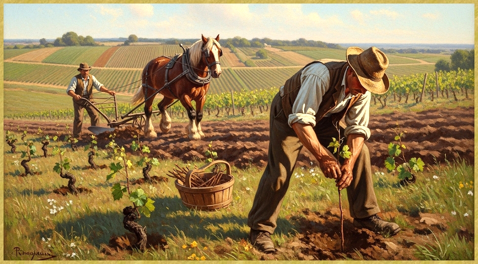 Plantation de la Vigne - Histoire de Savennieres Plantation de la Vigne -