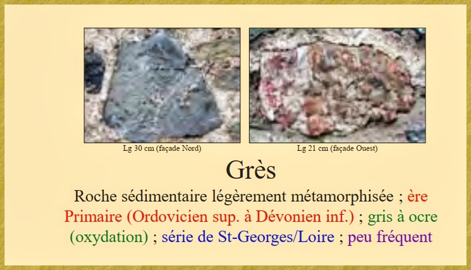 Details sur le Grès -  